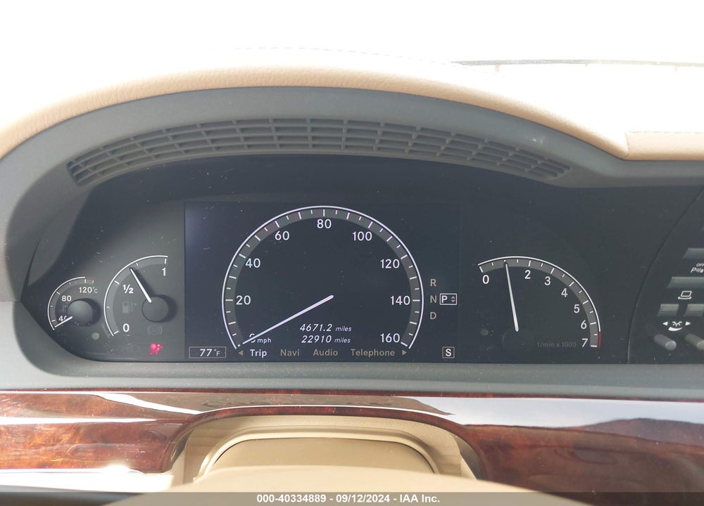 2007 MERCEDES-BENZ S 550 VIN: WDDNG71X07A050588