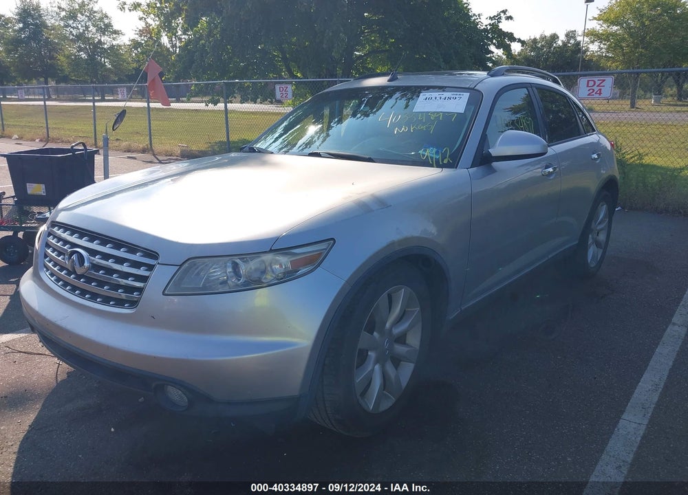 2003 INFINITI FX35 VIN: JNRAS08U03X000517