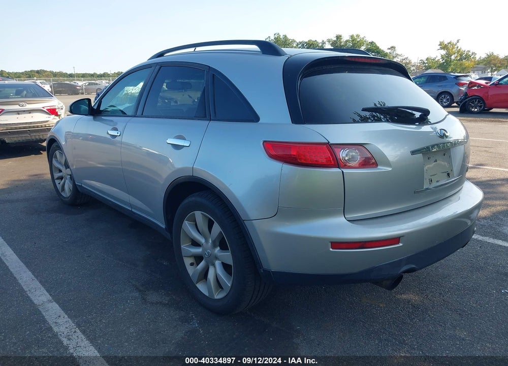 2003 INFINITI FX35 VIN: JNRAS08U03X000517