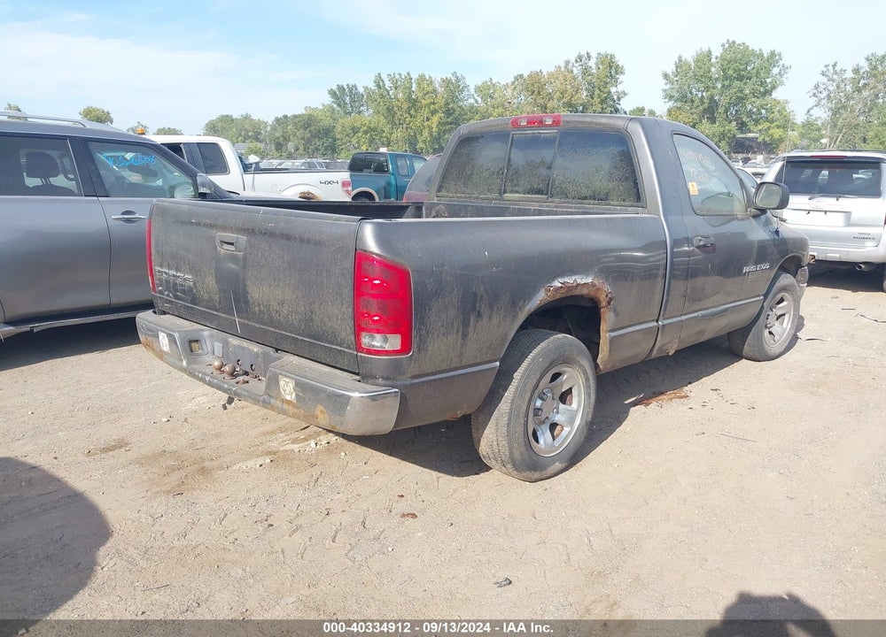 2002 DODGE RAM 1500 ST VIN: 1D7HA16N72J244482