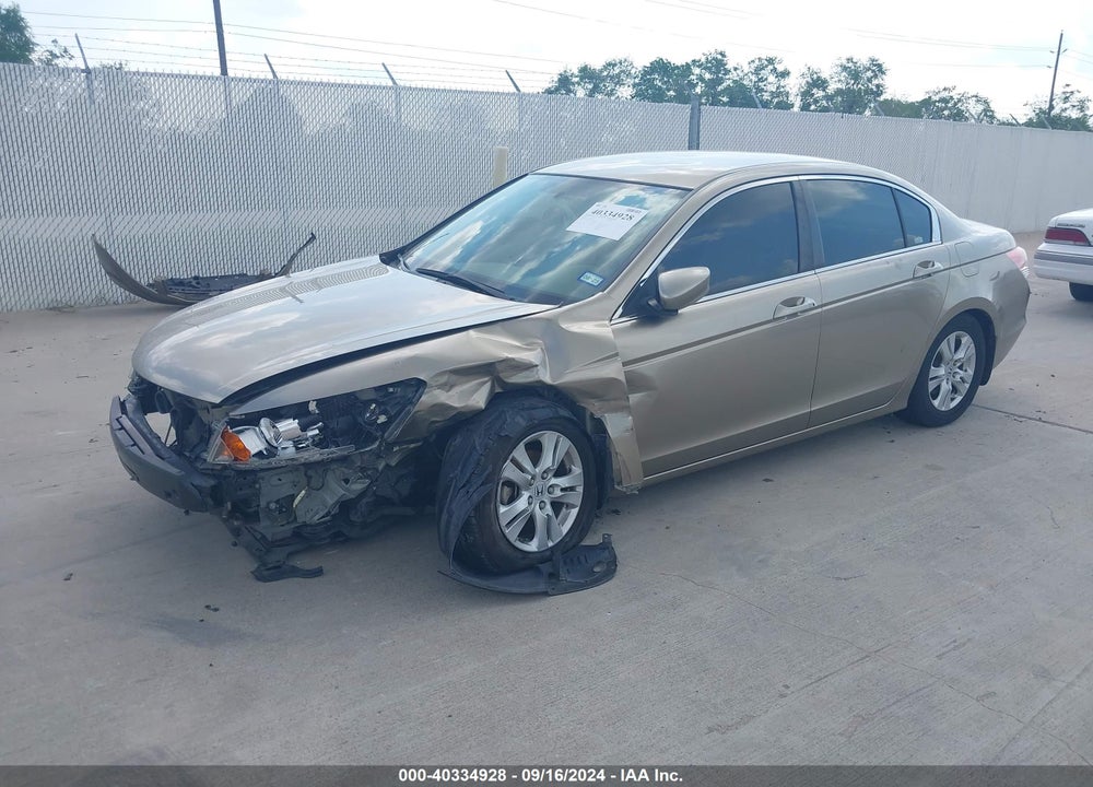 2009 HONDA ACCORD 2.4 LX-P VIN: JHMCP26489C008193