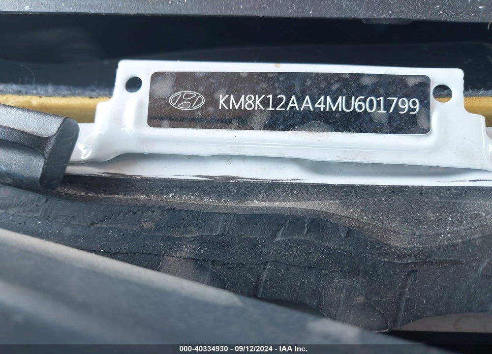 2021 HYUNDAI KONA SE VIN: KM8K12AA4MU601799