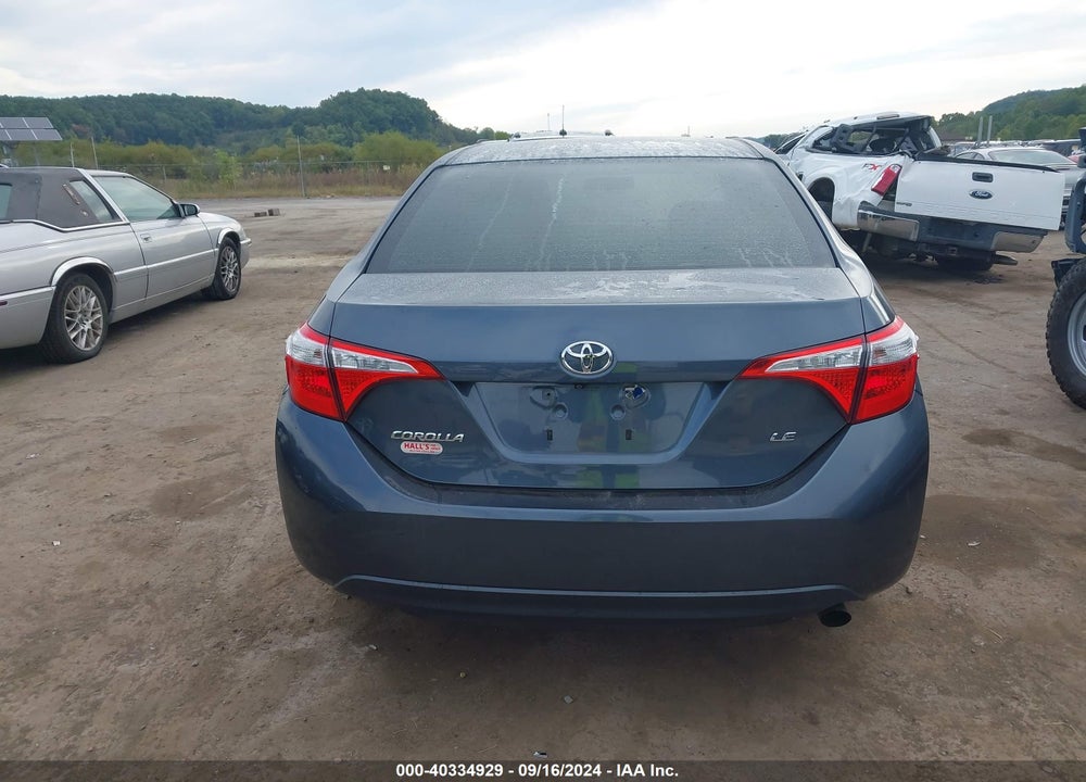 2015 TOYOTA COROLLA LE VIN: 2T1BURHE4FC447477