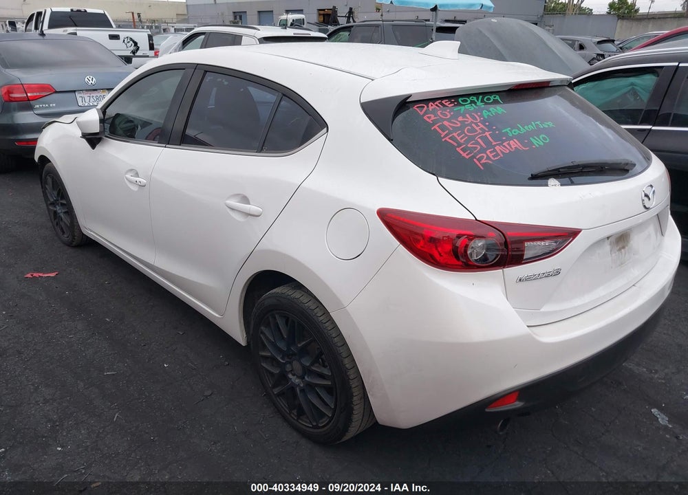 2014 MAZDA 3 I TOURING VIN: JM1BM1L7XE1191858