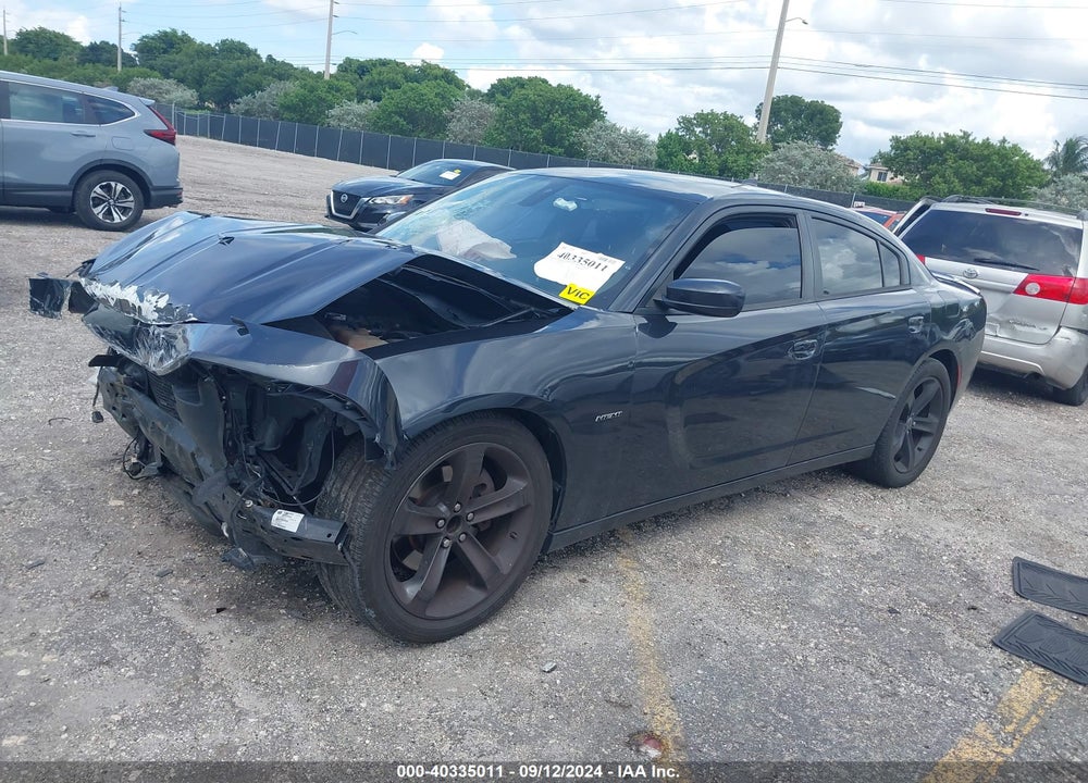 2018 DODGE CHARGER R/T RWD VIN: 2C3CDXCT1JH139054