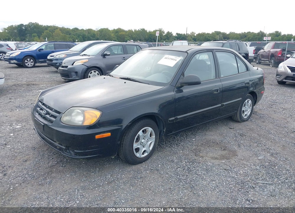 2005 HYUNDAI ACCENT GLS VIN: KMHCG45C65U607759