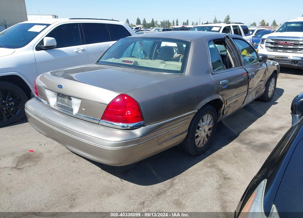 2004 FORD CROWN VICTORIA LX VIN: 2FAFP74W24X127648