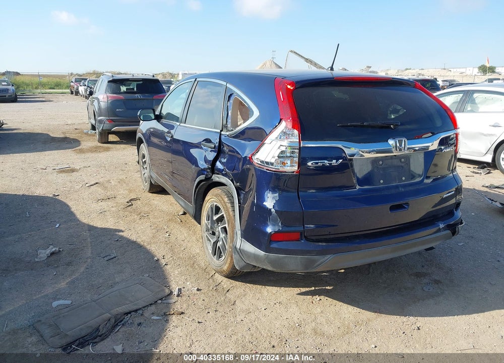 2016 HONDA CR-V SE VIN: 2HKRM4H40GH632214