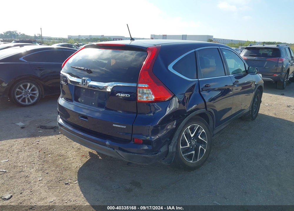 2016 HONDA CR-V SE VIN: 2HKRM4H40GH632214