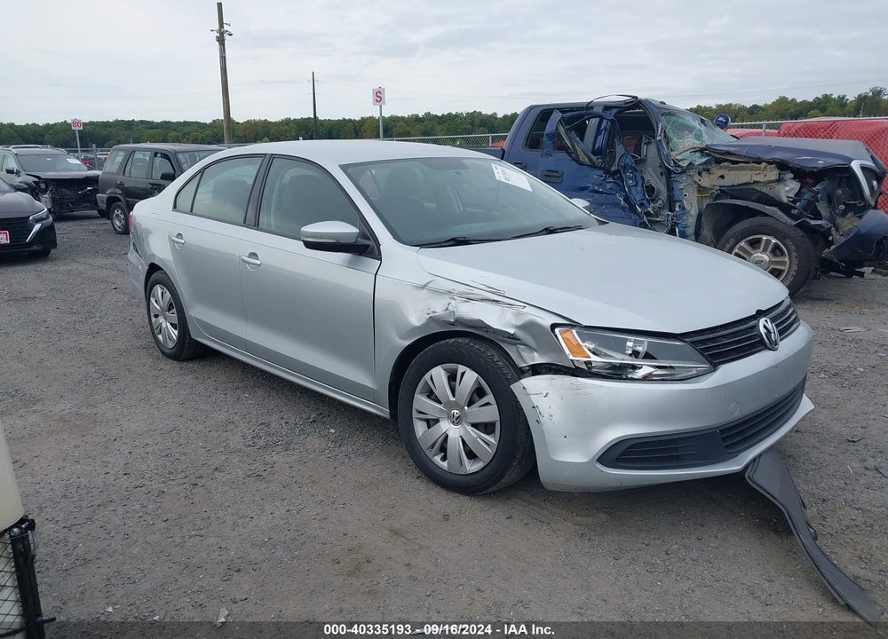 2014 VOLKSWAGEN JETTA 1.8T SE VIN: 3VWD17AJ3EM420013