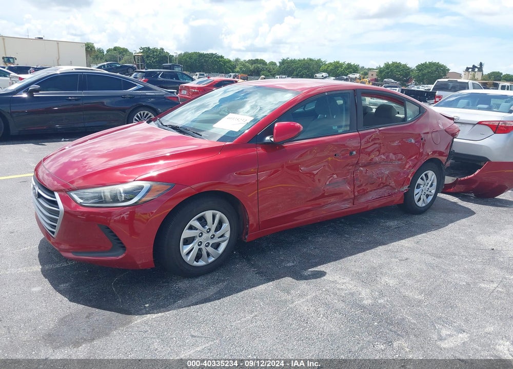 2018 HYUNDAI ELANTRA SE VIN: KMHD74LF1JU450878