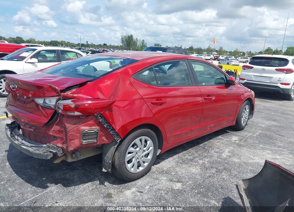 2018 HYUNDAI ELANTRA SE VIN: KMHD74LF1JU450878