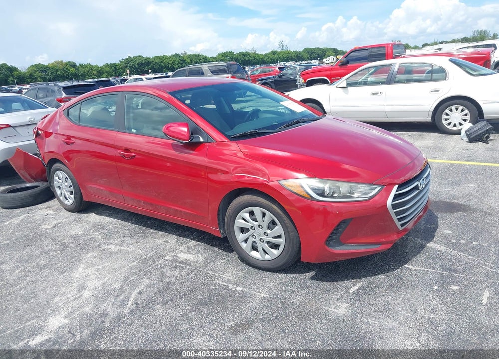 2018 HYUNDAI ELANTRA SE VIN: KMHD74LF1JU450878