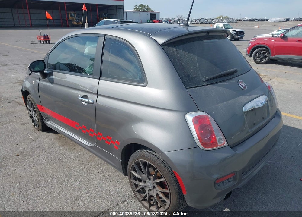2012 FIAT 500 SPORT VIN: 3C3CFFBRXCT115050