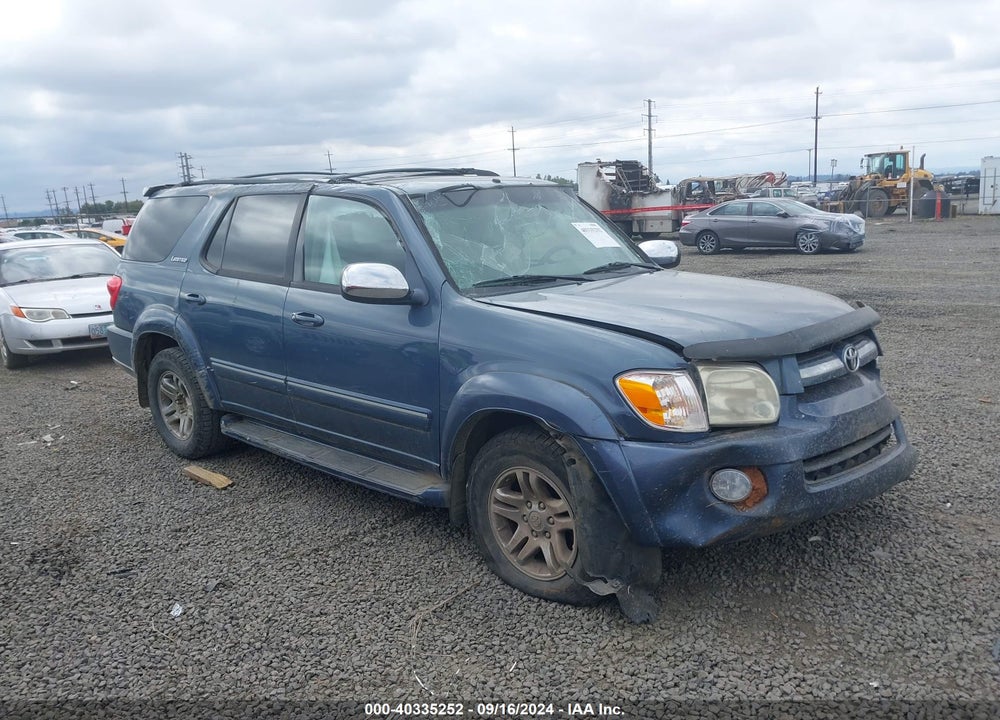2007 TOYOTA SEQUOIA LIMITED V8 VIN: 5TDBT48A27S285019