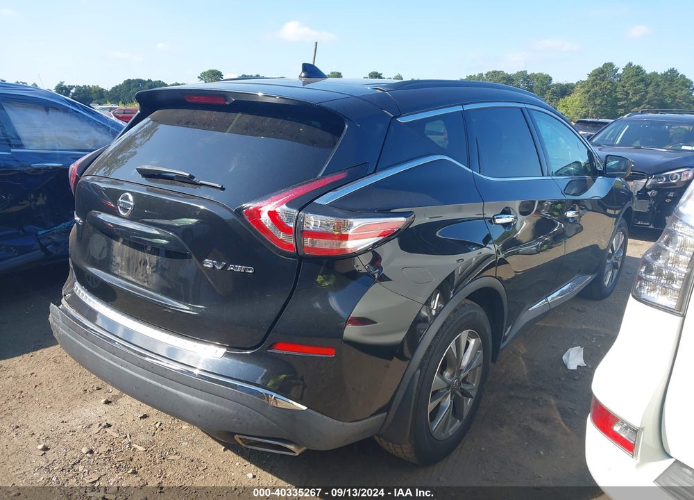 2018 NISSAN MURANO SV VIN: 5N1AZ2MH1JN146400
