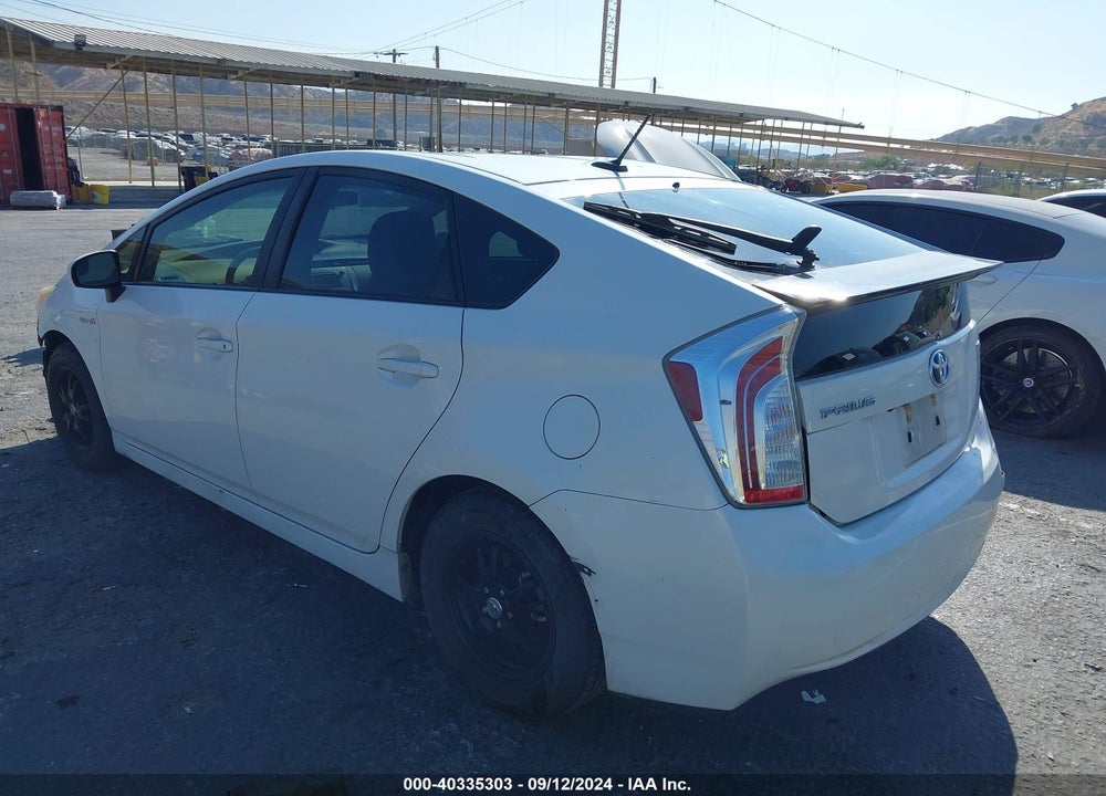 2013 TOYOTA PRIUS THREE VIN: JTDKN3DU4D5690241