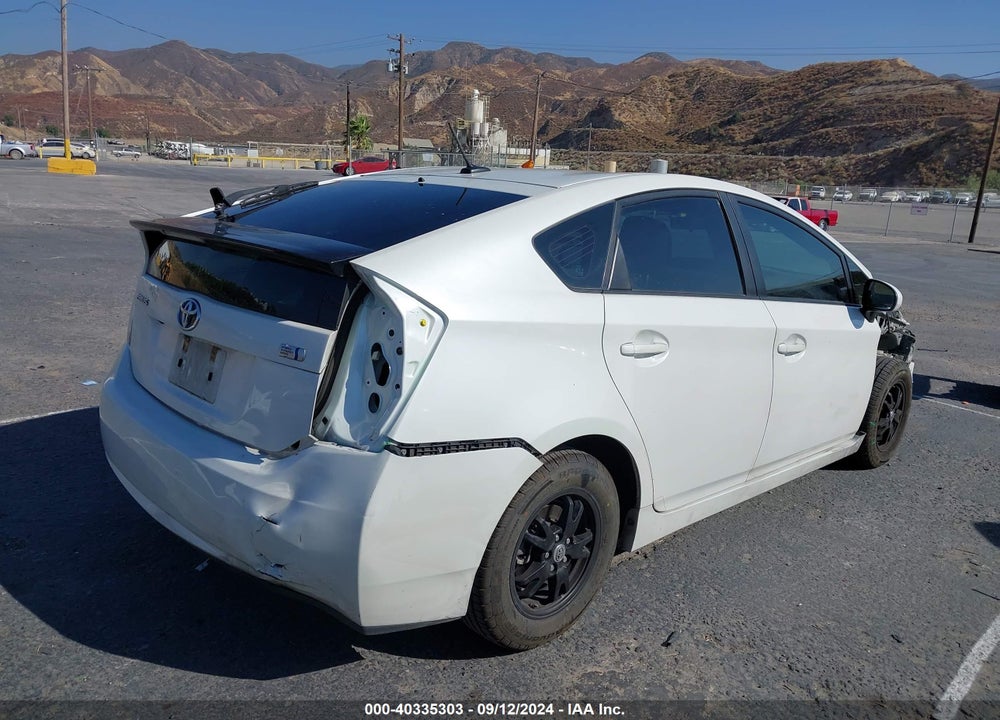 2013 TOYOTA PRIUS THREE VIN: JTDKN3DU4D5690241