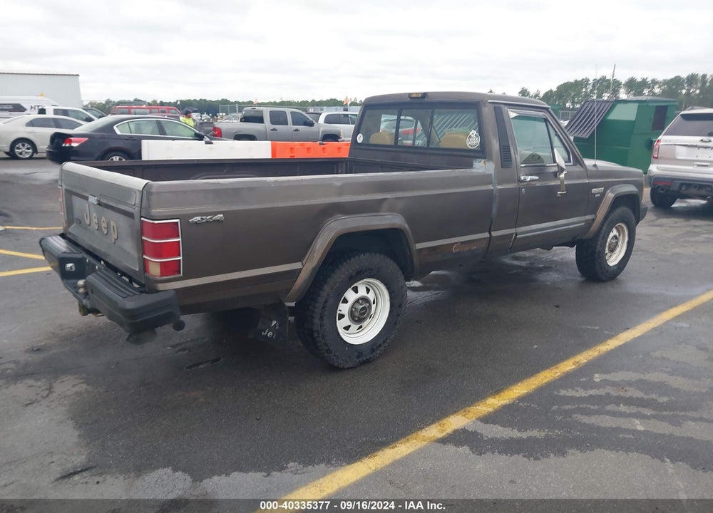 1987 JEEP COMANCHE LAREDO VIN: 1JTMR65T7HT065840