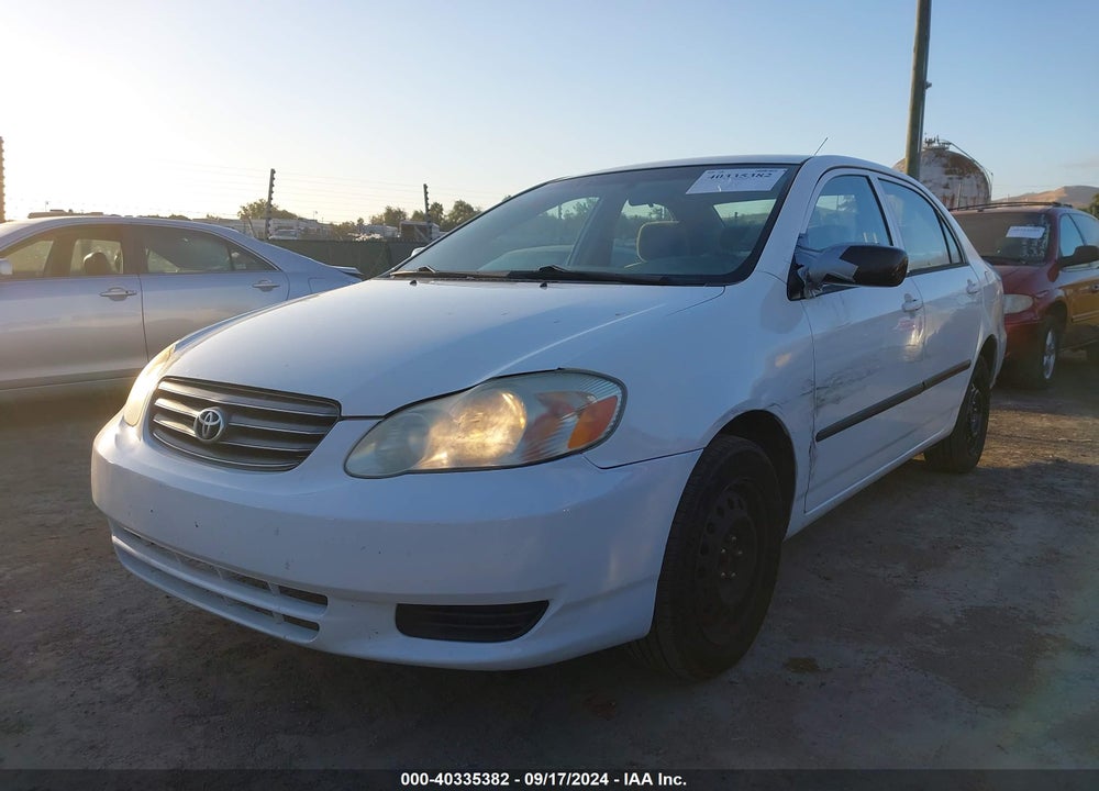 2004 TOYOTA COROLLA CE VIN: JTDBR32E742042278