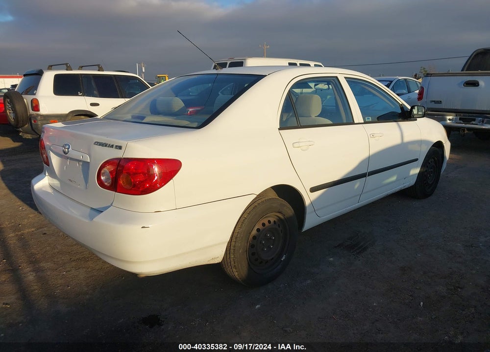 2004 TOYOTA COROLLA CE VIN: JTDBR32E742042278
