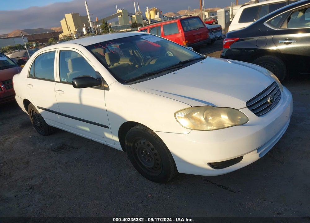 2004 TOYOTA COROLLA CE VIN: JTDBR32E742042278