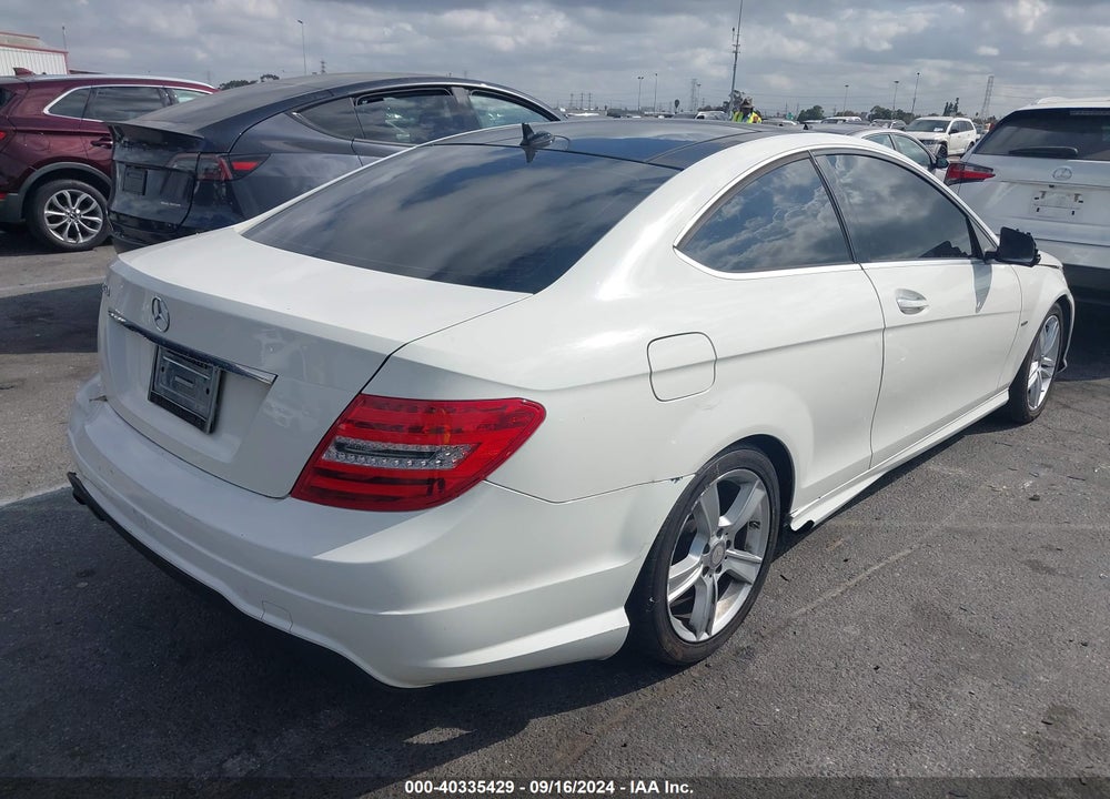 2012 MERCEDES-BENZ C 250 VIN: WDDGJ4HB0CF771137