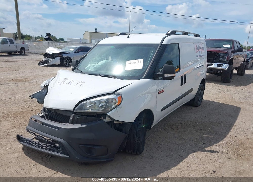 2015 RAM PROMASTER CITY TRADESMAN VIN: ZFBERFATXF6A32540