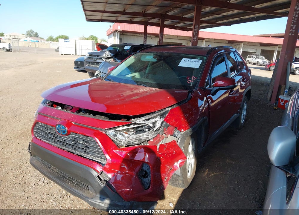 2020 TOYOTA RAV4 HYBRID XLE VIN: JTMR6RFVXLD002557