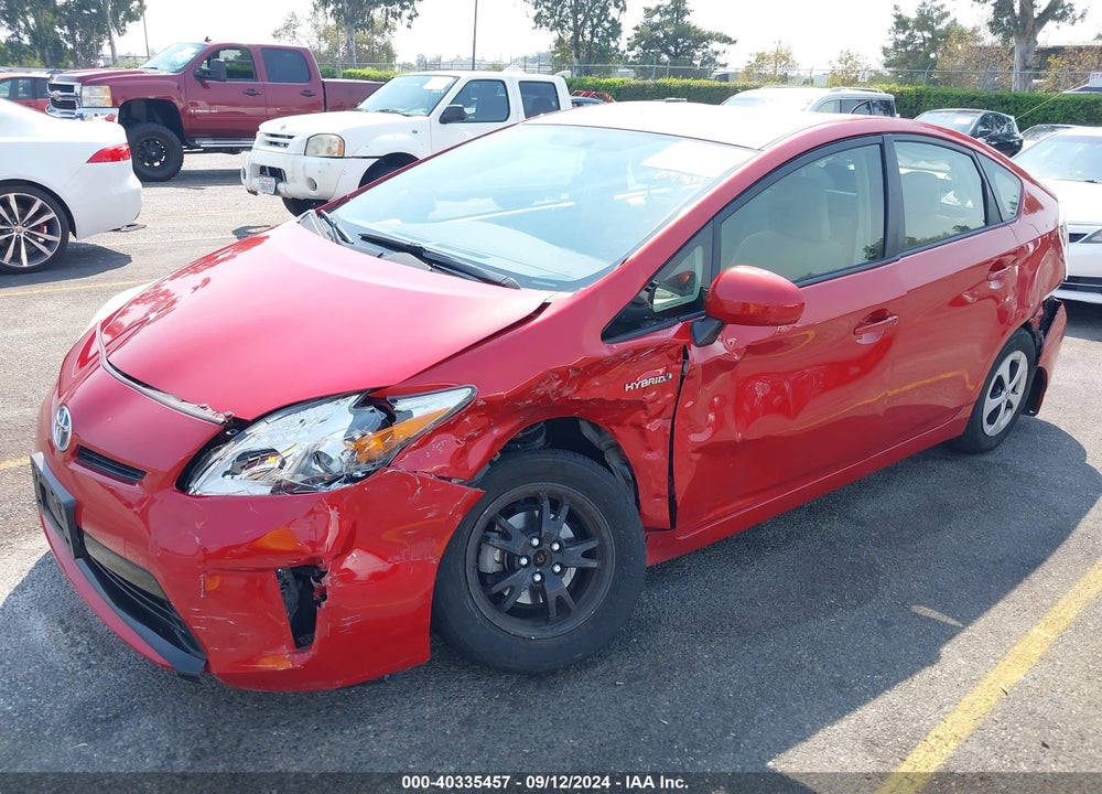 2014 TOYOTA PRIUS VIN: JTDKN3DU9E1772149