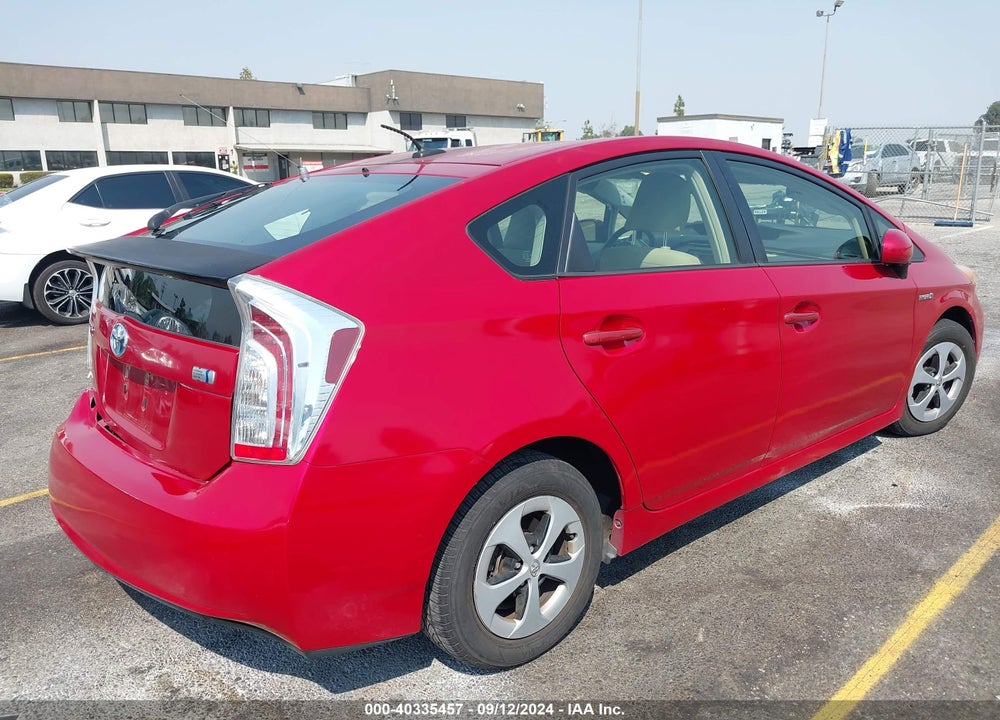 2014 TOYOTA PRIUS VIN: JTDKN3DU9E1772149