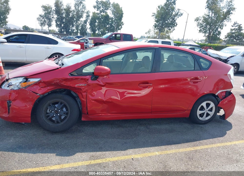 2014 TOYOTA PRIUS VIN: JTDKN3DU9E1772149