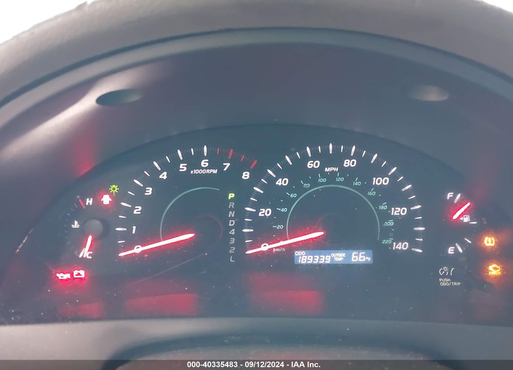 2009 TOYOTA CAMRY LE VIN: 4T1BE46K09U359215