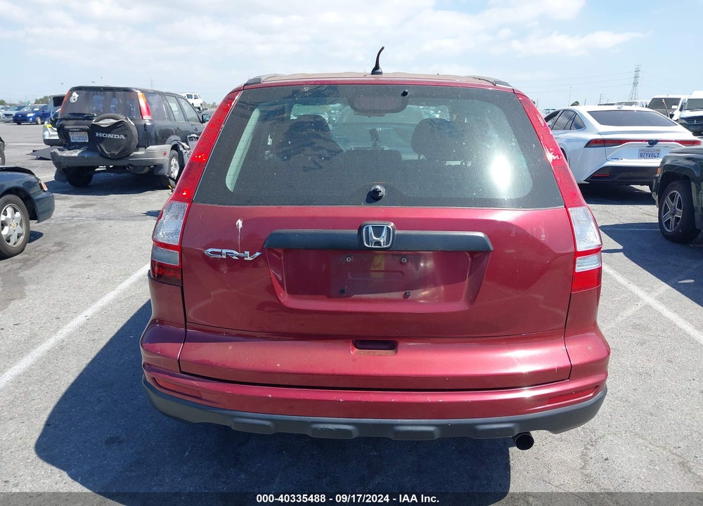 2010 HONDA CR-V LX VIN: 5J6RE3H30AL044728