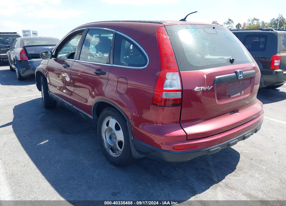 2010 HONDA CR-V LX VIN: 5J6RE3H30AL044728