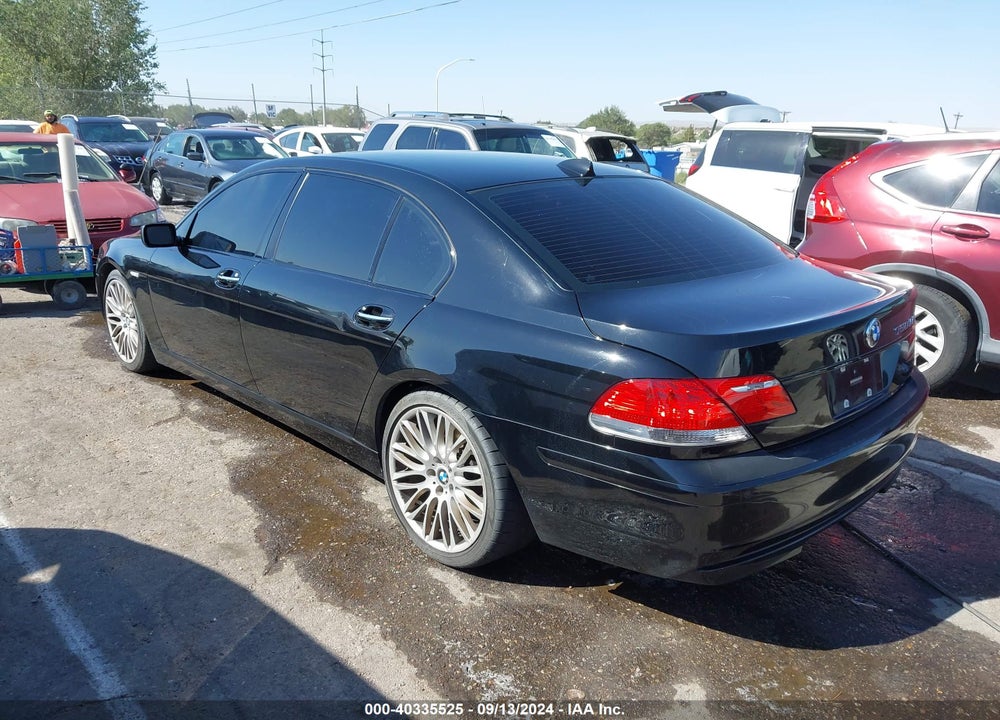 2008 BMW 750LI VIN: WBAHN83598DT80628