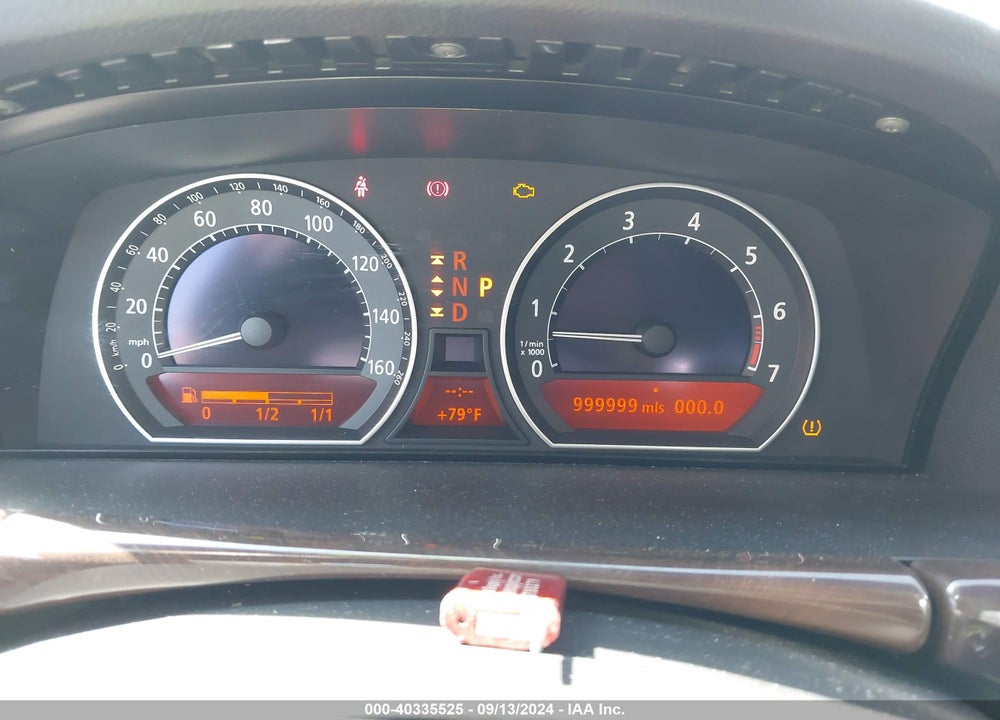 2008 BMW 750LI VIN: WBAHN83598DT80628