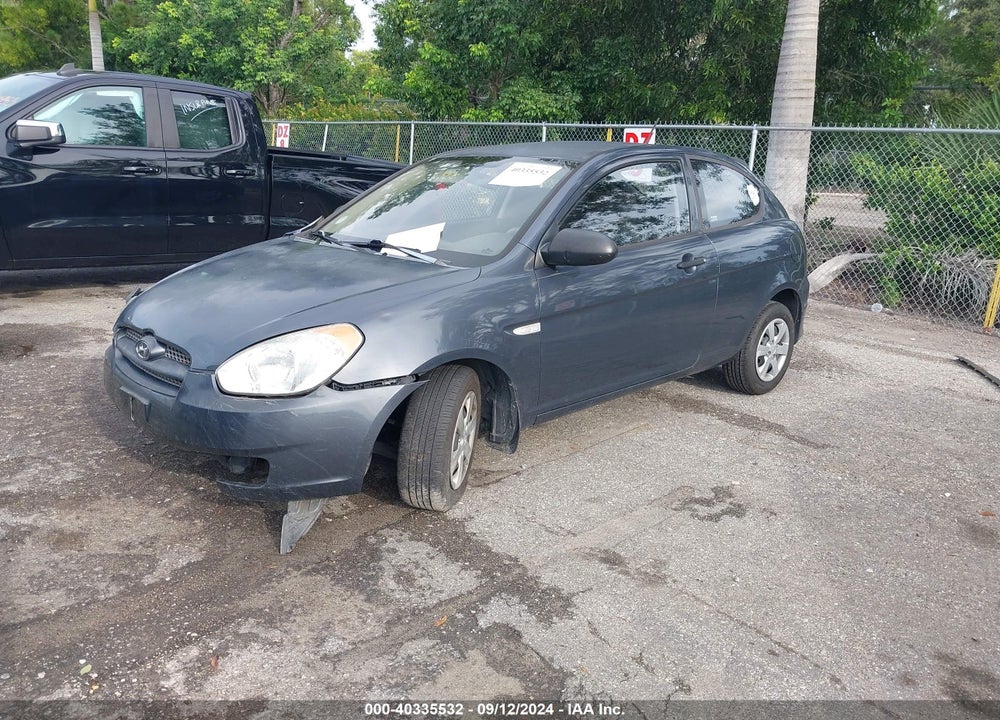 2009 HYUNDAI ACCENT GS VIN: KMHCM36C69U113781