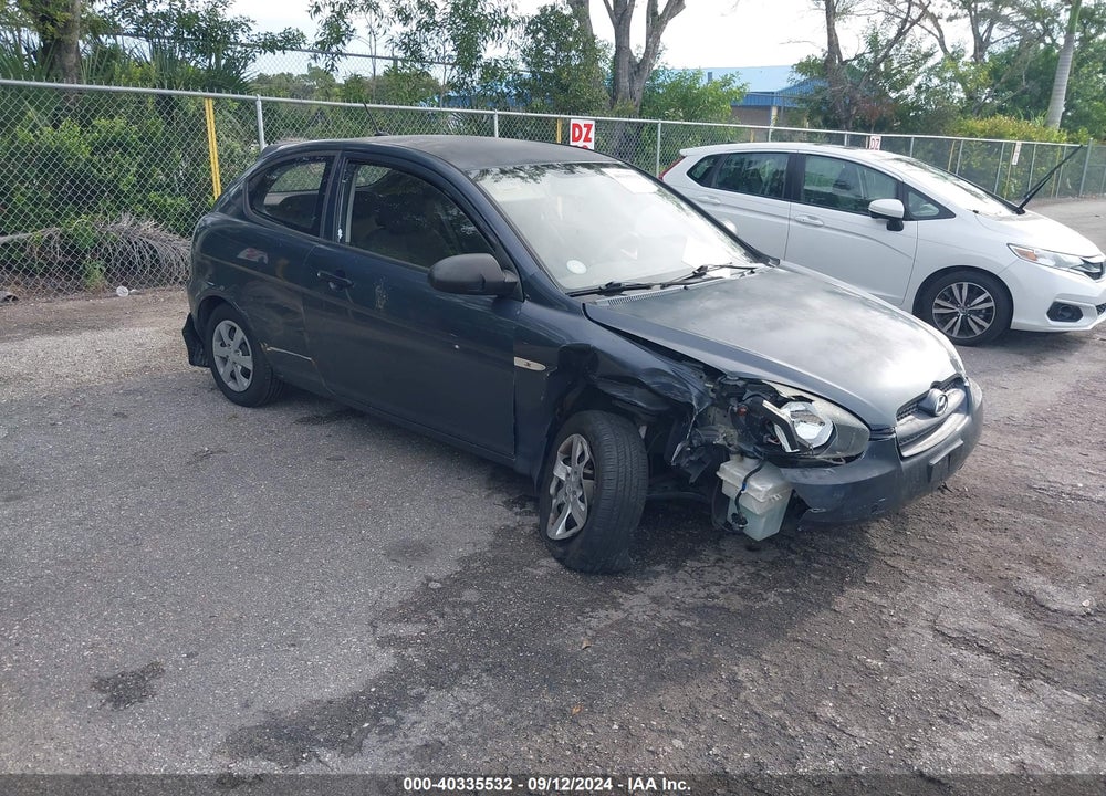 2009 HYUNDAI ACCENT GS VIN: KMHCM36C69U113781