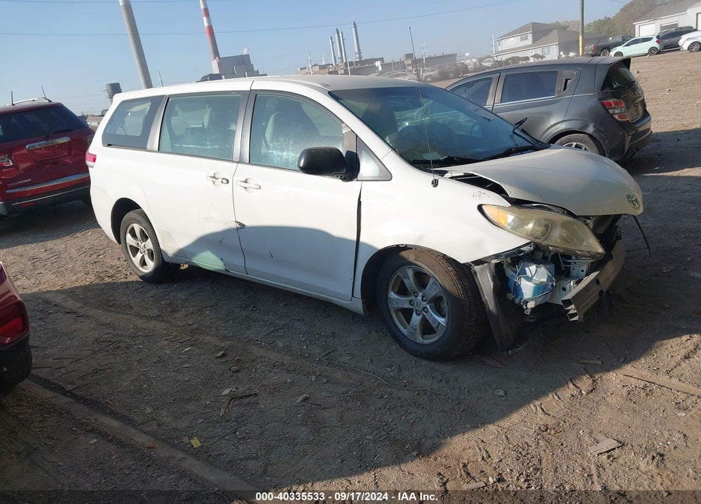 2011 TOYOTA SIENNA BASE V6 VIN: 5TDZK3DC2BS027823