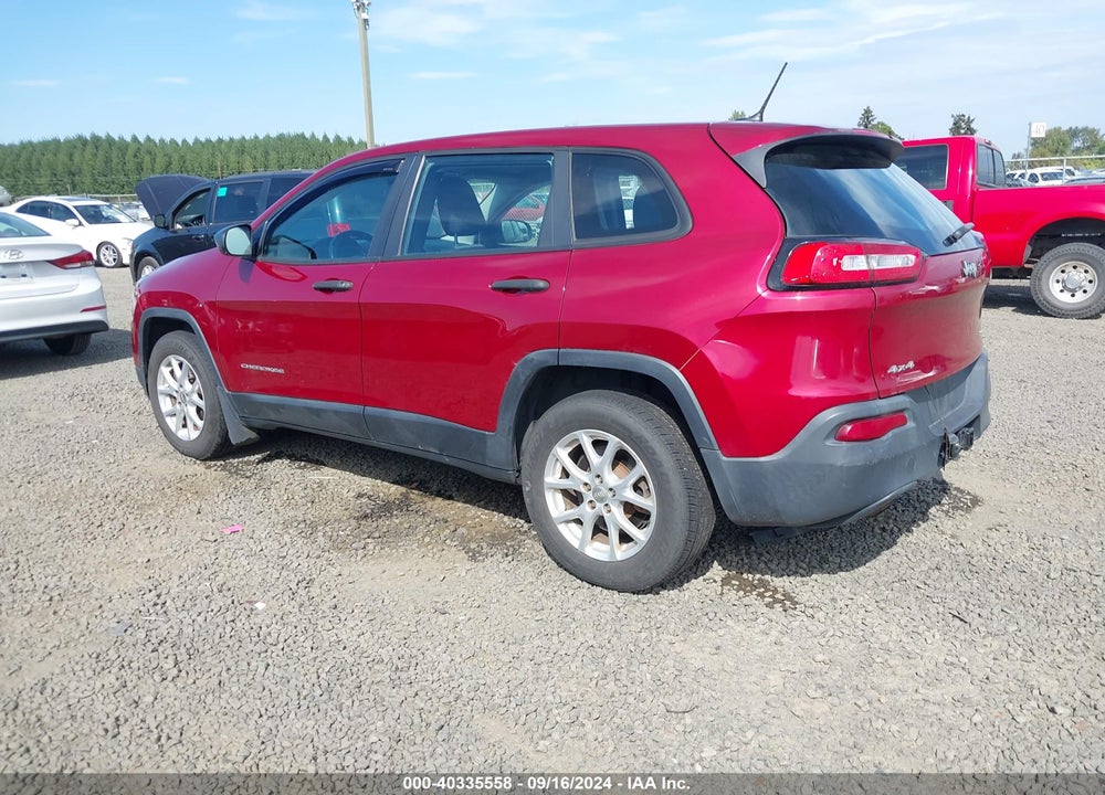 2014 JEEP CHEROKEE SPORT VIN: 1C4PJMAB7EW187213