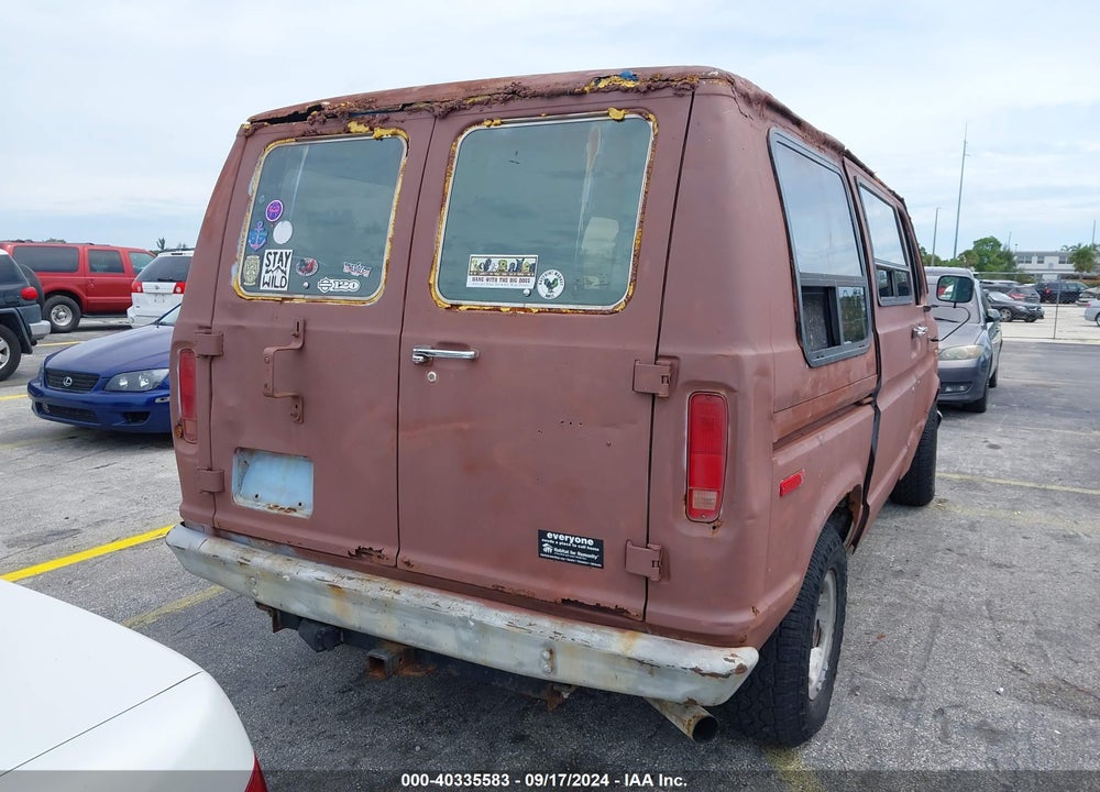 1985 FORD ECONOLINE E150 VAN VIN: 1FTDE14F5FHA66190
