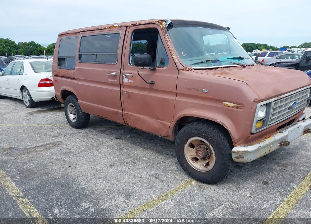 1985 FORD ECONOLINE E150 VAN VIN: 1FTDE14F5FHA66190
