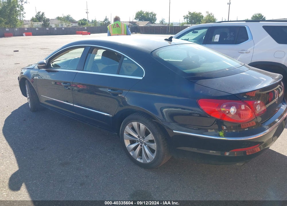 2011 VOLKSWAGEN CC SPORT VIN: WVWMN7AN9BE717086