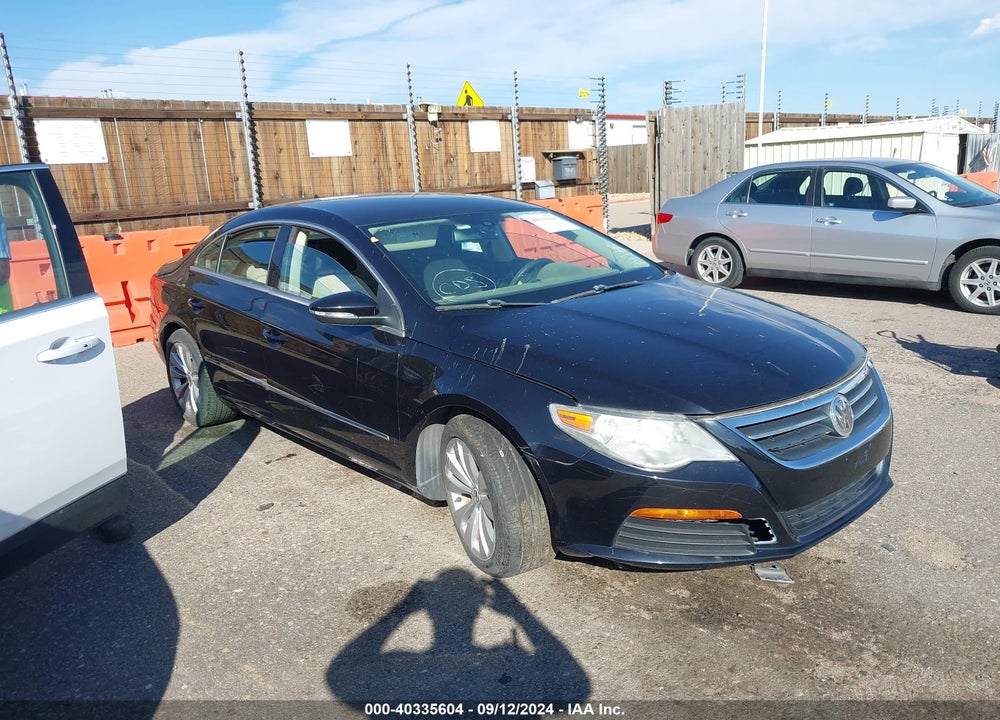2011 VOLKSWAGEN CC SPORT VIN: WVWMN7AN9BE717086