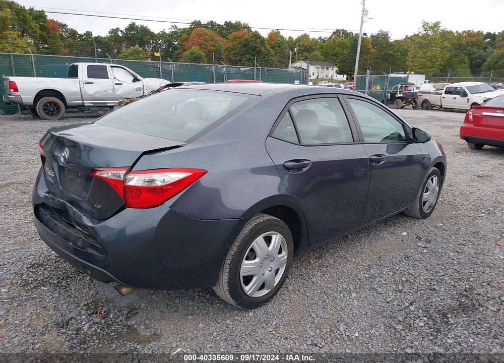 2016 TOYOTA COROLLA LE VIN: 5YFBURHE6GP473578