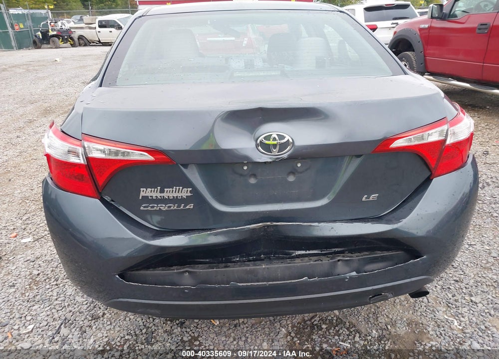 2016 TOYOTA COROLLA LE VIN: 5YFBURHE6GP473578