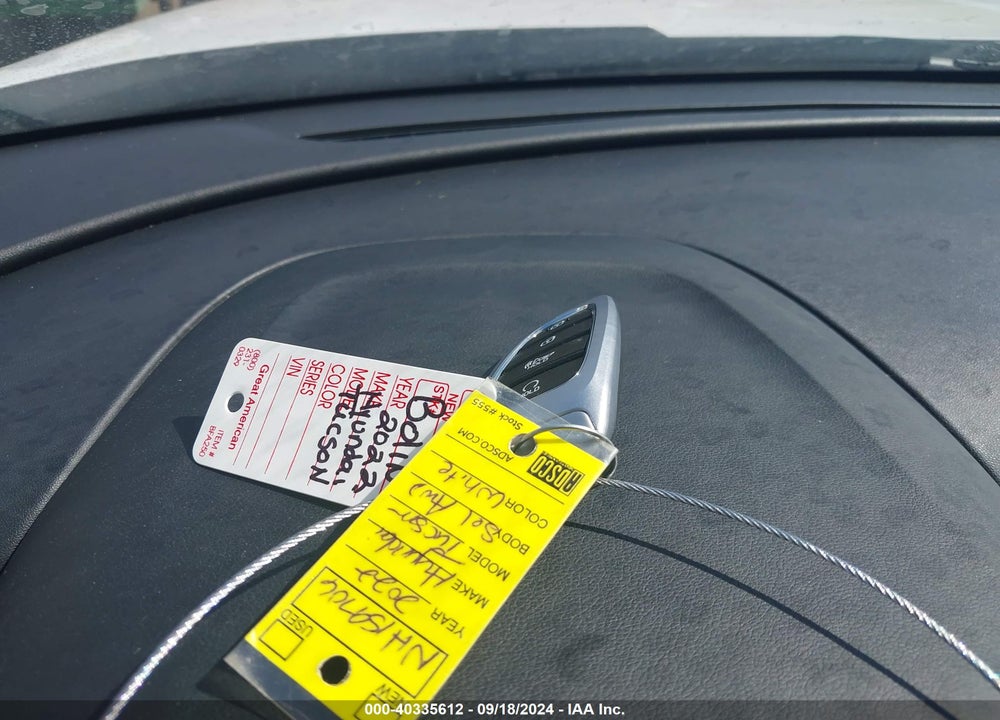 2022 HYUNDAI TUCSON SEL VIN: 5NMJBCAE8NH159706