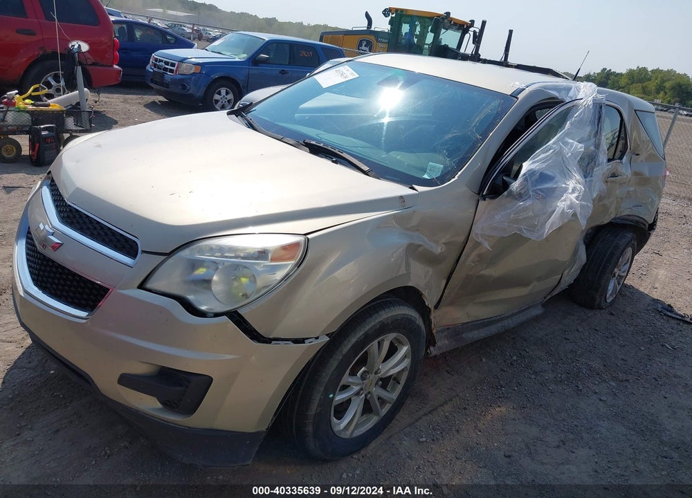 2012 CHEVROLET EQUINOX LS VIN: 2GNALBEK6C6181089