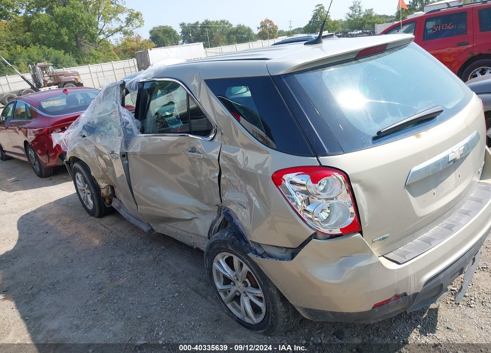 2012 CHEVROLET EQUINOX LS VIN: 2GNALBEK6C6181089